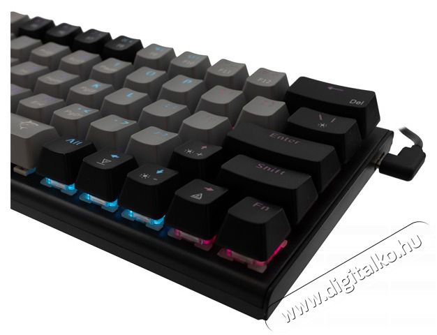 White Shark WAKIZASHI GK-002172-G-B/BL-US sz&uuml;rke/fekete mechanikus gamer billentyűzet Iroda &eacute;s sz&aacute;m&iacute;t&aacute;stechnika - Billentyűzet / billentyűzet szett - Vezet&eacute;kes - 500246