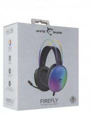 White Shark FIREFLY GH-2342B fekete gamer fejhallgató Audio-Video / Hifi / Multimédia - Fül és Fejhallgatók - Fejhallgató - 507355