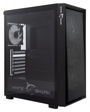White Shark GCC-2401B Warhead fekete (táp nélküli switch) ablakos E-ATX ház Iroda és számítástechnika - Számítógép tartozék - Számítógépház - 507260
