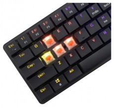 White Shark GK-006111-B/R-US Nagamaki US fekete (red switch) gamer billentyűzet Iroda és számítástechnika - Billentyűzet / billentyűzet szett - Vezetékes - 506981