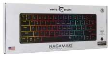 White Shark GK-006131-B/BR-US Nagamaki US fekete (brown switch) gamer billentyűzet Iroda és számítástechnika - Billentyűzet / billentyűzet szett - Vezetékes - 506979