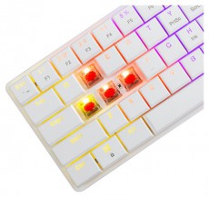 White Shark GK-006211-W/R-US Nagamaki US fehér (red switch) gamer billentyűzet Iroda és számítástechnika - Billentyűzet / billentyűzet szett - Vezetékes - 507086