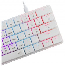 White Shark GK-006211-W/R-US Nagamaki US fehér (red switch) gamer billentyűzet Iroda és számítástechnika - Billentyűzet / billentyűzet szett - Vezetékes - 507086