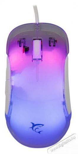 White Shark GM-5017W Mordred fehér gamer egér Iroda és számítástechnika - Egér - Vezetékes egér - 507276