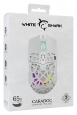 White Shark GM-5018W Caradoc fehér gamer egér Iroda és számítástechnika - Egér - Vezetékes egér - 507262