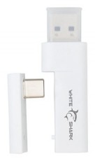 White Shark WGH-2444W Firecrest vezeték nélküli fehér gamer fejhallgató Audio-Video / Hifi / Multimédia - Fül és Fejhallgatók - Fejhallgató mikrofonnal / headset - 507287
