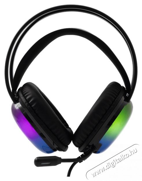 White Shark WS GH-2444B PEACOCK-B fekete gamer headset Audio-Video / Hifi / Multim&eacute;dia - F&uuml;l &eacute;s Fejhallgat&oacute;k - Fejhallgat&oacute; mikrofonnal / headset - 507766