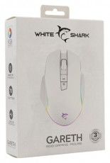 White Shark WS GM-5009W GARETH-W vezetékes fehér gamer egér Iroda és számítástechnika - Egér - Vezetékes egér - 507767