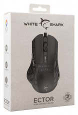 White Shark WS GM-5016B ECTOR-B vezetékes fekete gamer egér Iroda és számítástechnika - Egér - Vezetékes egér - 507728