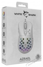 White Shark AZRAEL GM-5013W fehér gamer egér Iroda és számítástechnika - Egér - Vezetékes egér - 497969