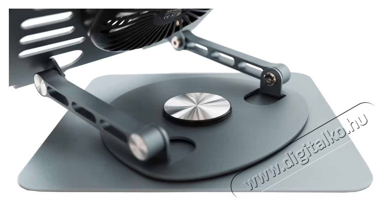 White Shark Glacier laptophűtő, Max. 17.3 , Cooling Pad 1 ventil&aacute;tor, &Aacute;ll&iacute;that&oacute; l&eacute;g&aacute;ram, 50 CFM, &Aacute;ll&iacute;that&oacute; sz&ouml;g, USB, 30dB, F&eacute;m, Sz&uuml;rke Iroda &eacute;s sz&aacute;m&iacute;t&aacute;stechnika - Notebook kieg&eacute;sz&iacute;tő - USB laptop hűtő - 534021