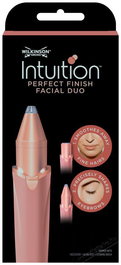 WILKINSON Intuition Perfect Finish 2-az-1-ben v&iacute;z&aacute;ll&oacute; elemes női borotva Sz&eacute;ps&eacute;g&aacute;pol&aacute;s / Eg&eacute;szs&eacute;g - Szőrtelen&iacute;tő / borotva - Női szőrtelen&iacute;tő - 519265