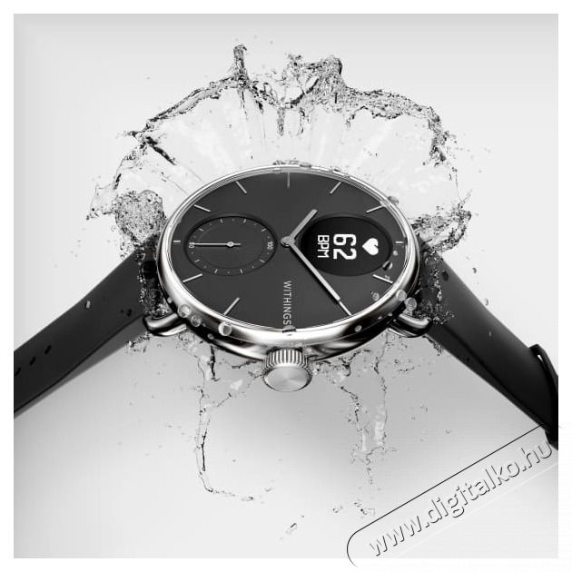 WITHINGS okos&oacute;ra, Scanwatch 38mm - Black, EKG Mobil / Kommunik&aacute;ci&oacute; / Smart - Okos eszk&ouml;z - Okos&oacute;ra - 490609
