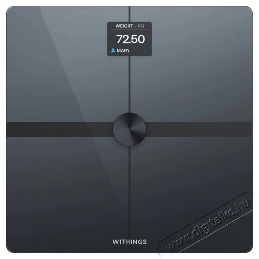 WITHINGS Body Smart All-Inter fekete személymérleg Szépségápolás / Egészség - Mérleg - Személy mérleg - 502563