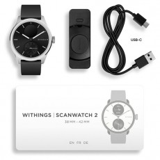 WITHINGS HWA10-model 4 ScanWatch 2 42mm fekete okosóra Mobil / Kommunikáció / Smart - Okos eszköz - Okosóra - 507712