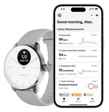 WITHINGS HWA11-model 3 ScanWatch Light 37mm feh&eacute;r okos&oacute;ra Mobil / Kommunik&aacute;ci&oacute; / Smart - Okos eszk&ouml;z - Okos&oacute;ra - 507710