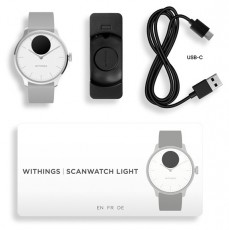 WITHINGS HWA11-model 3 ScanWatch Light 37mm feh&eacute;r okos&oacute;ra Mobil / Kommunik&aacute;ci&oacute; / Smart - Okos eszk&ouml;z - Okos&oacute;ra - 507710