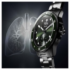 WITHINGS ScanWatch Nova hibrid 42mm zöld okosóra Mobil / Kommunikáció / Smart - Okos eszköz - Okosóra - 507713