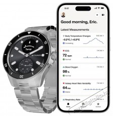 WITHINGS Scanwatch Nova 42 mm, fekete Mobil / Kommunikáció / Smart - Okos eszköz - Okosóra - 520366