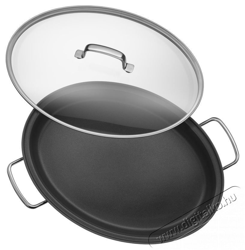 Wmf 761506380 ov&aacute;lis serpenyő fedővel 38x26 cm Konyhai term&eacute;kek - Ed&eacute;ny - Serpenyő - 520381