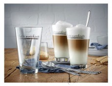 Wmf 99626999999 Latte Macchiato készlet, poharak + kanalak 6db Konyhai termékek - Kávéfőző / kávéörlő / kiegészítő - Kávés pohár / csésze - 526677
