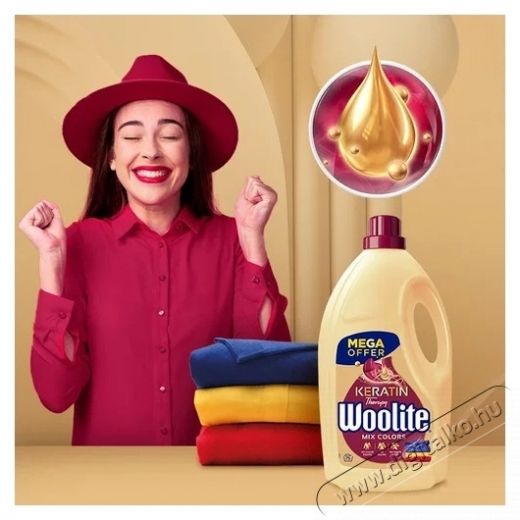 WOOLITE Color With Keratin 2 x 4,5l (150 mos&aacute;s) Sz&eacute;ps&eacute;g&aacute;pol&aacute;s / Eg&eacute;szs&eacute;g - Egy&eacute;b sz&eacute;ps&eacute;g / eg&eacute;szs&eacute;g term&eacute;k - 538058