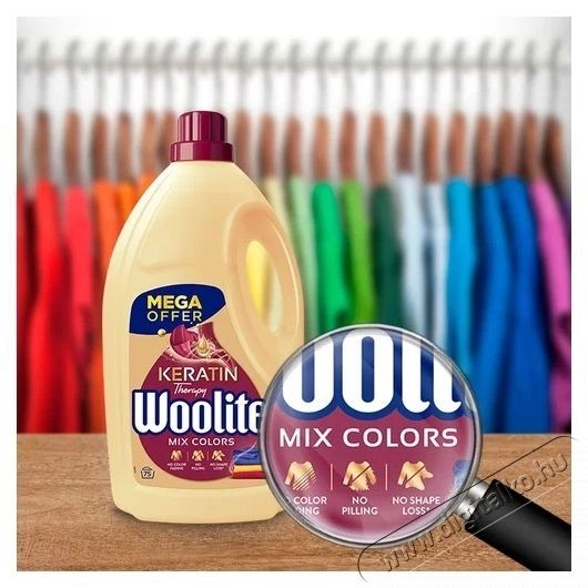 WOOLITE Color With Keratin 2 x 4,5l (150 mos&aacute;s) Sz&eacute;ps&eacute;g&aacute;pol&aacute;s / Eg&eacute;szs&eacute;g - Egy&eacute;b sz&eacute;ps&eacute;g / eg&eacute;szs&eacute;g term&eacute;k - 538058