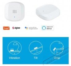 WOOX R7081 Smart Vibration Sensor H&aacute;ztart&aacute;s / Otthon / K&uuml;lt&eacute;r - Biztons&aacute;gtechnika - Mozg&aacute;s&eacute;rz&eacute;kelő - 519872