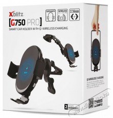Xblitz G750 PRO vezeték nélküli akkumulátor töltő funkcióval autós telefontartó Mobil / Kommunikáció / Smart - Mobiltelefon kiegészítő / tok - Tartó / rögzítő / állvány - 409982