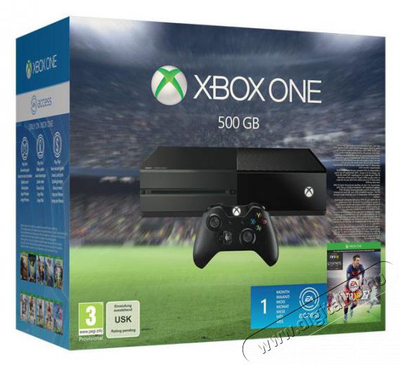 Xbox One 500GB fekete + FIFA 16 Iroda és számítástechnika - Játék konzol - Xbox One konzol - 294218