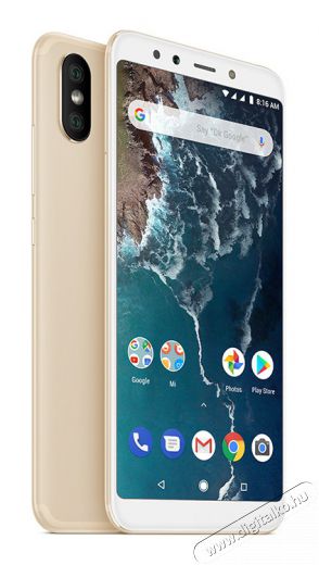 Xiaomi MI A2 (EU) 4/64, ARANY MOBILTELEFON Újdonságok - Új termékek - 343139