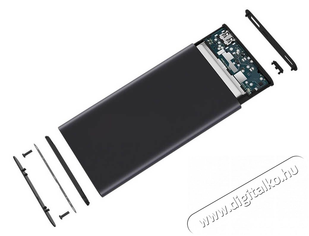 Xiaomi MI Power Bank 2 10000 mAh - szürke Mobil / Kommunikáció / Smart - Powerbank / Külső akkumulátor és töltő - 333067