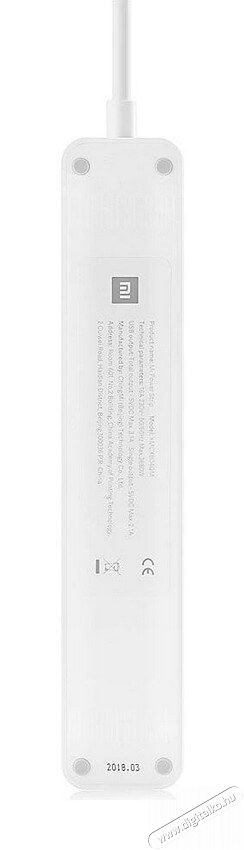 Xiaomi Mi Power Strip 3x USB-s 3 csatlakozós túlfeszültségvédő Tv kiegészítők - Kábel / csatlakozó - Csatlakozó / elosztó / átalakító - 360796
