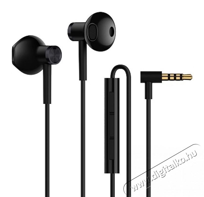 Xiaomi Mi Dual Driver (ZBW4407TY) fülhallgató headset - fekete Audio-Video / Hifi / Multimédia - Fül és Fejhallgatók - Fejhallgató mikrofonnal / headset - 343205