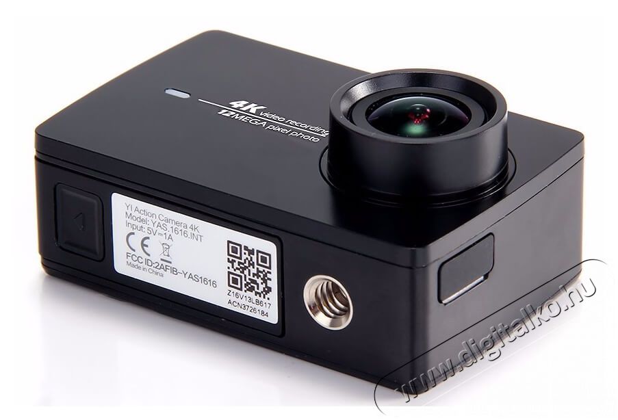 Xiaomi YI 4K ACTION CAM - Fekete akci&oacute;kamera F&eacute;nyk&eacute;pezőg&eacute;p / kamera - Sport kamera - 1080p Full HD felbont&aacute;s&uacute; - 333074