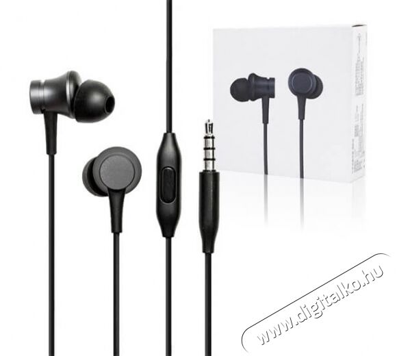 Xiaomi MI IN-EAR BASIC FEKETE HEADSET Újdonságok - Új termékek - 339480
