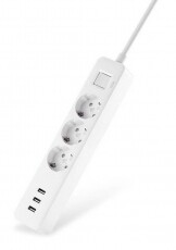 Xiaomi Mi Power Strip 3x USB-s 3 csatlakozós túlfeszültségvédő Tv kiegészítők - Kábel / csatlakozó - Csatlakozó / elosztó / átalakító - 360796