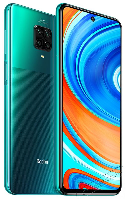 Xiaomi Redmi Note 9 Pro 6,67 LTE 6/64GB Dual SIM okostelefon - trópusi zöld Egyéb - Nem forgalmazzuk ! - 363245