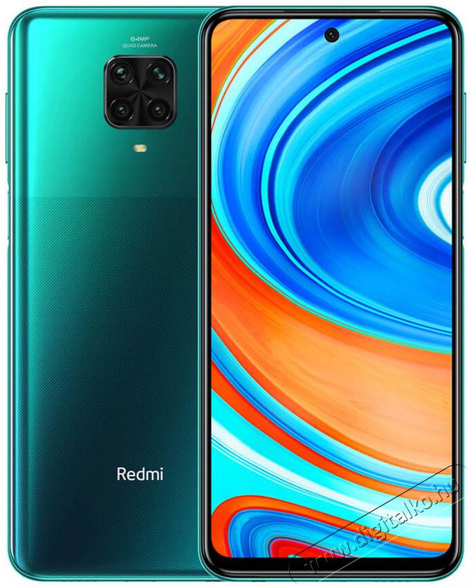 Xiaomi Redmi Note 9 Pro 6,67 LTE 6/64GB Dual SIM okostelefon - trópusi zöld Egyéb - Nem forgalmazzuk ! - 363245