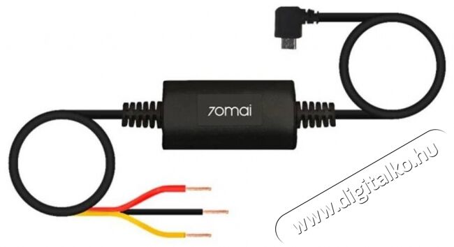 Xiaomi 70MAI HARD WIRE KIT12V menetrögzítő kamera kábel Fényképezőgép / kamera - Autós fedélzeti kamera - 367186