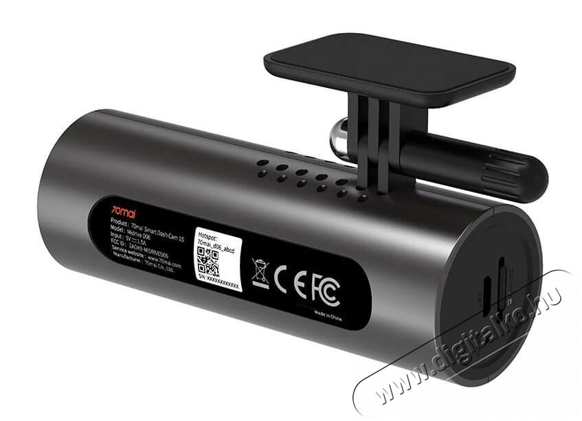 Xiaomi Mi 70 ai Smart Dash Cam 1S menetrögzítő kamera - fekete Fényképezőgép / kamera - Autós fedélzeti kamera - 360786