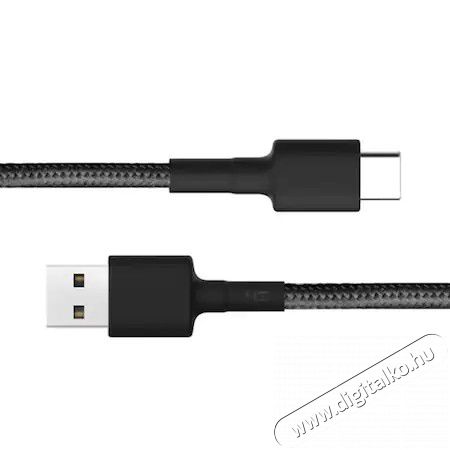 Xiaomi Mi Braided Type-C (SJV4109GL) adatkábel 1m - fekete Mobil / Kommunikáció / Smart - Mobiltelefon kiegészítő / tok - Kábel / átalakító - 379335