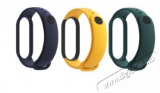 Xiaomi BHR4640GL Mi Band 5 3db ( kék, sárga, zöld ) szilikon pánt csomag Mobil / Kommunikáció / Smart - Okos eszköz - Okosóra - 380640