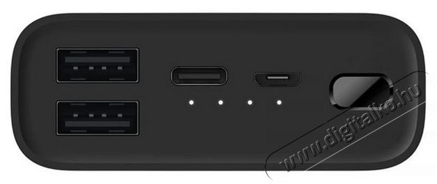 Xiaomi Mi 3 Ultra Compact 10000mAh fekete power bank Mobil / Kommunikáció / Smart - Powerbank / Külső akkumulátor és töltő - 380648