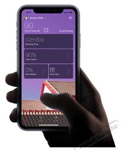 Xiaomi Oclean X Pro okos kék elektromos fogkefe Szépségápolás / Egészség - Száj / fog ápolás - Elektromos fogkefe - 380666