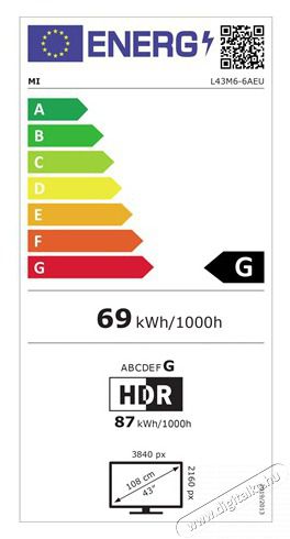 Xiaomi MITV-P143 UHD Smart LED TV Telev&iacute;zi&oacute;k - LED telev&iacute;zi&oacute; - UHD 4K felbont&aacute;s&uacute; - 383061