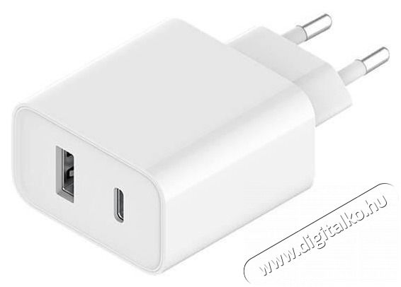 Xiaomi Mi BHR4996GL 33W USB Type-A + Type-C hálózati töltő adapter Mobil / Kommunikáció / Smart - Mobiltelefon kiegészítő / tok - Hálózati-, autós töltő - 462342