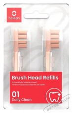 Xiaomi Oclean 2db-os rózsaszín elektromos fogkefe pótfej Szépségápolás / Egészség - Száj / fog ápolás - Kiegészítő - 461731