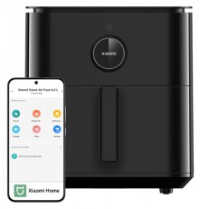 Xiaomi Smart Air Fryer fekete 6,5 L forrólevegős sütő Konyhai termékek - Konyhai kisgép (sütés / főzés / hűtés / ételkészítés) - Légkeveréses főzőgép / elektromos kukta / multifunkciós sütő - 497825