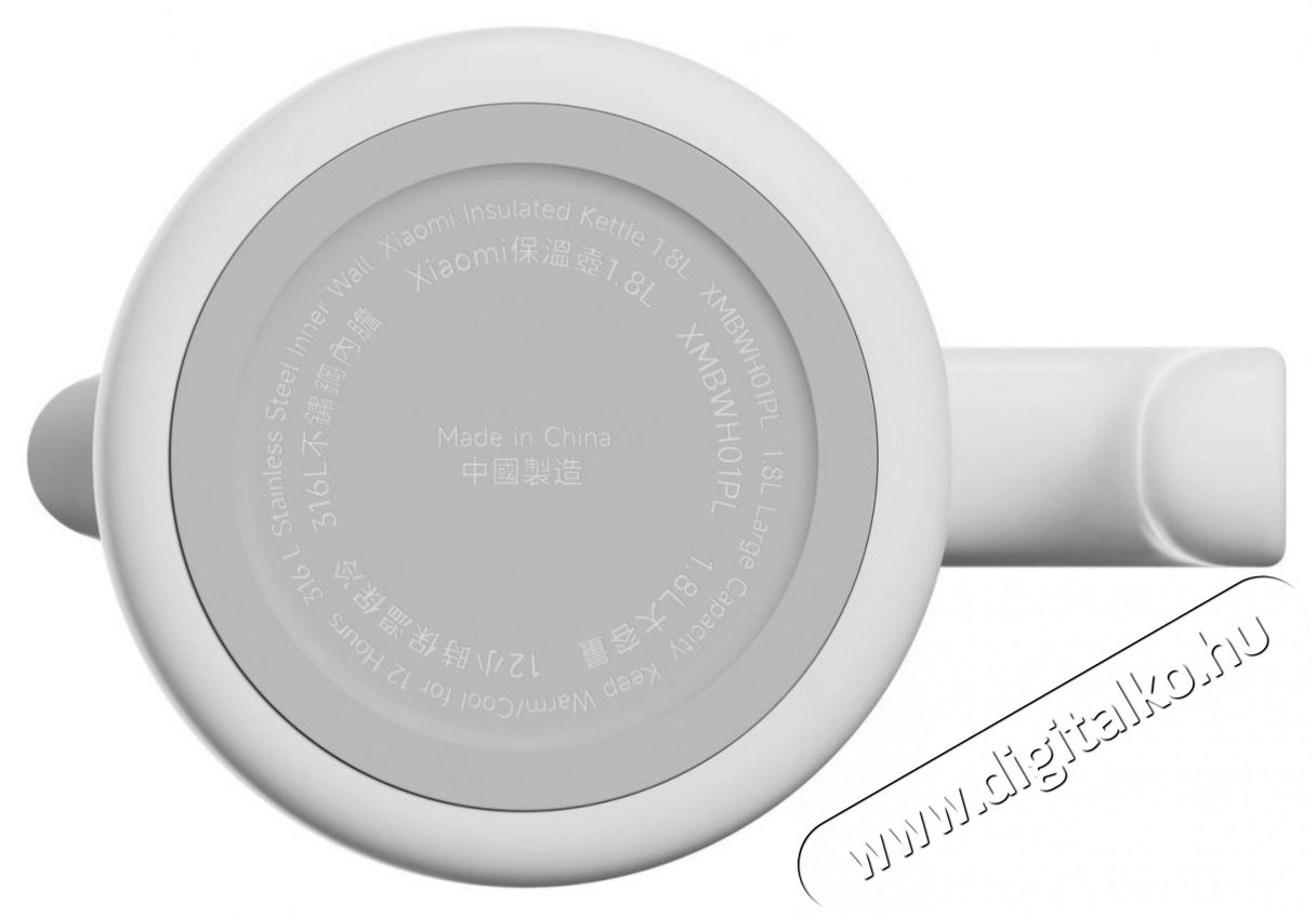 Xiaomi Insulated Kettle 1,8L GL Konyhai term&eacute;kek - Ed&eacute;ny - Termosz - 528363